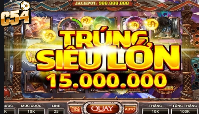 Nhà cái C54 không chỉ là sân chơi uy tín mà còn là nơi hội tụ của những người chơi may mắn, tài năng, giành được những giải thưởng khủng